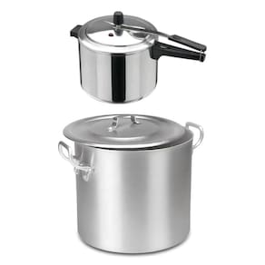 Kit Panela De Pressão 7Litros Caldeirão N40 Feijoada Hotel