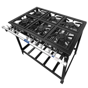 Fogão Industrial 6 Bocas 30x30 Baixa Pressão P5 JCN