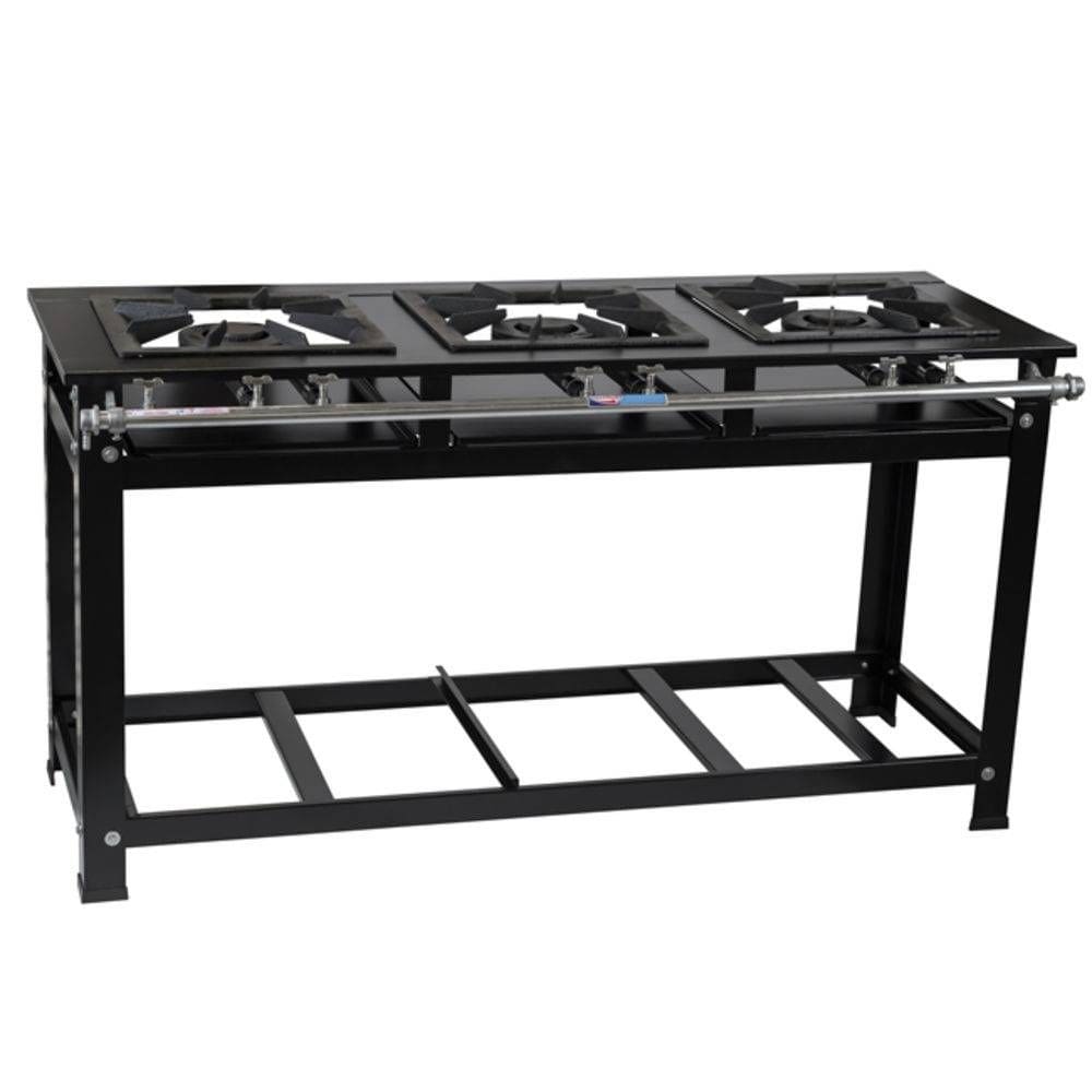 Fogão Industrial 3 Bocas 30x30 Baixa Pressão P7 JCN