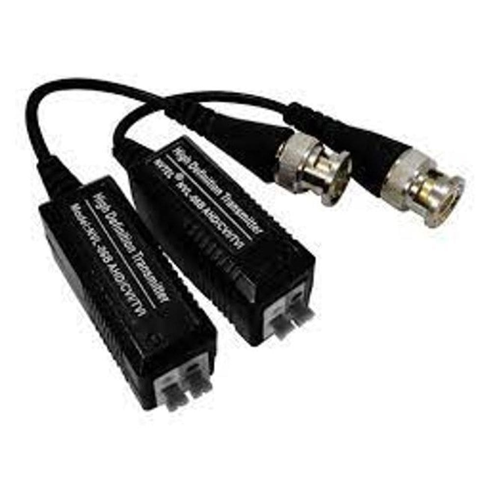 Kit 5 Par De Video Balun P./ Camera Ahd Até 600Mt Conversor