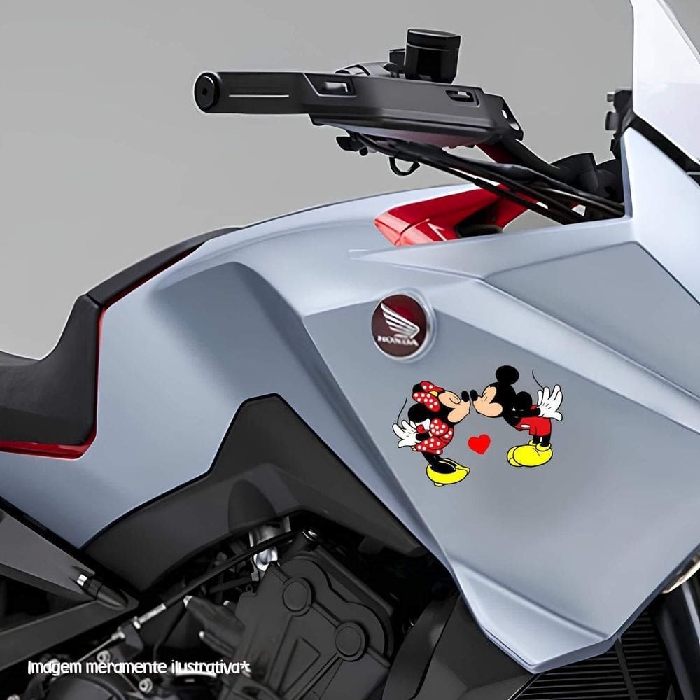 Adesivo De Moto Mickey E Minnie Colorido