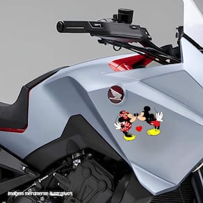 Adesivo De Moto Mickey E Minnie Colorido