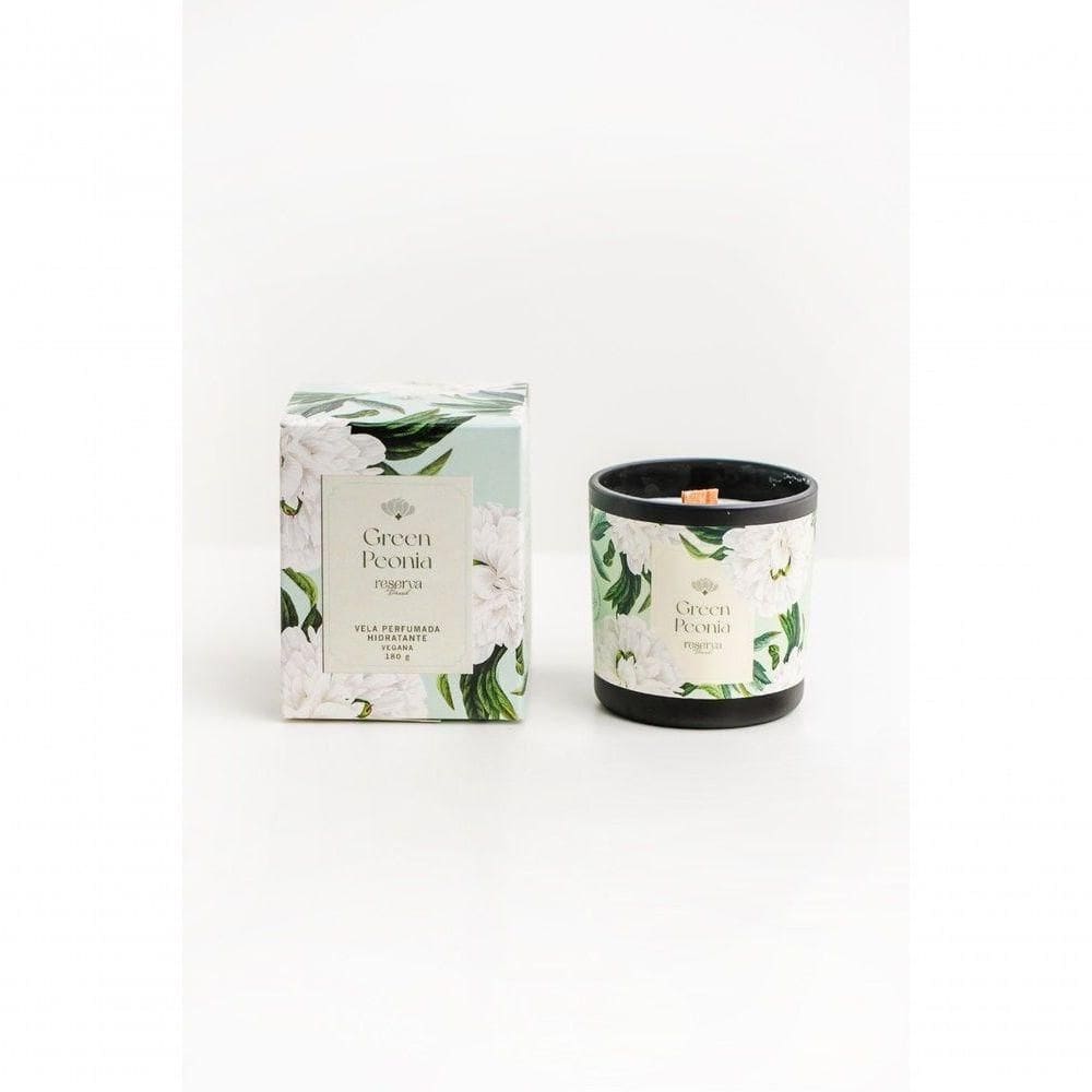 Vela Perfumada E Hidratante Green Peonia 180g