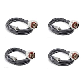 4 Cabos Descida Celular Rgc 58 15Mts Conectores Menor Valor