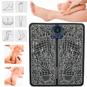 Tapete Massagem Pés Pulso Elétrico Digital Fisioterapia Cor