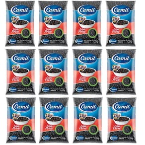 Kit 12 Feijao Preto Tp-1 Camil 1-Kilo Pc.