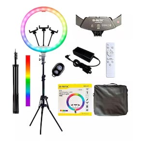 Ring Light 18 Polegadas 46Cm Forte Rgb Profissional Tripé 2M