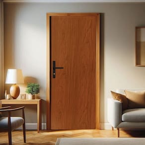 Folha de Porta de Madeira 210x90cm Duraplac Marrom