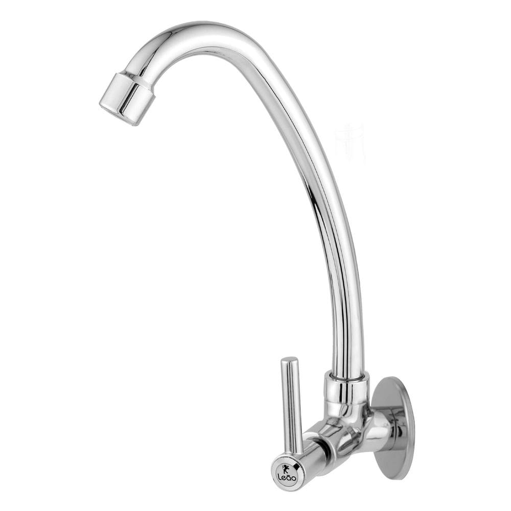 Torneira Cozinha Parede Bica Alta 1/4 Volta C62 Fama - 1170 Leão Cromada