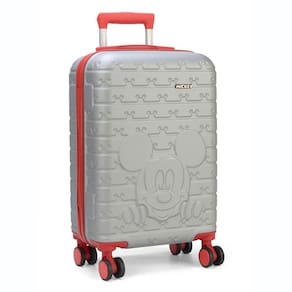 Mala De Viagem Grande Mickey Prata