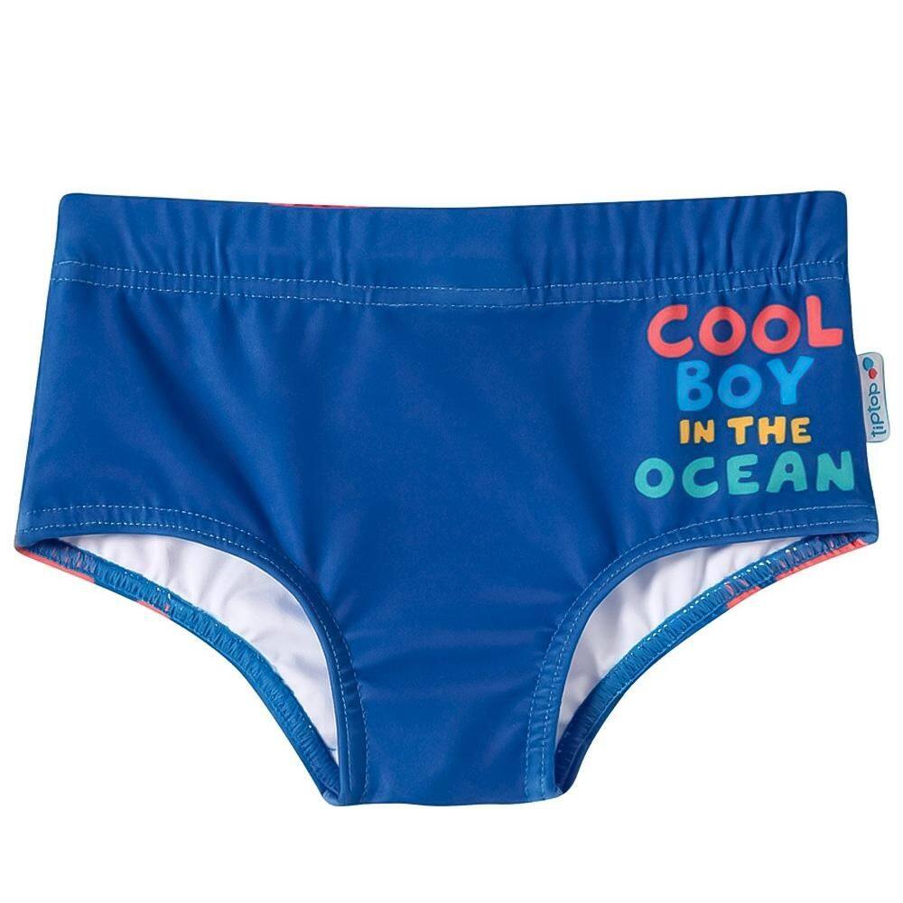 Sunga Tradicional Toddler Tip Top Monstrinhos Azul 2236368K