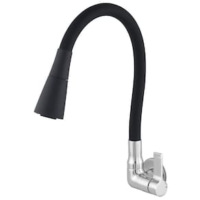 Torneira Cozinha Parede 1/4 Volta C70- 6368 Preto