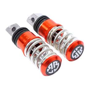 Par Pedaleira Esportiva Modelo Mola Universal Laranja