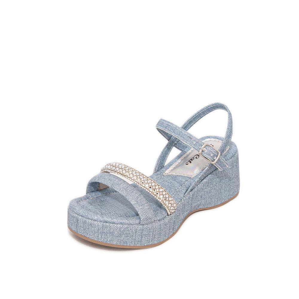 Sandália Infantil Pink Cats Anabela  REF: V-3783