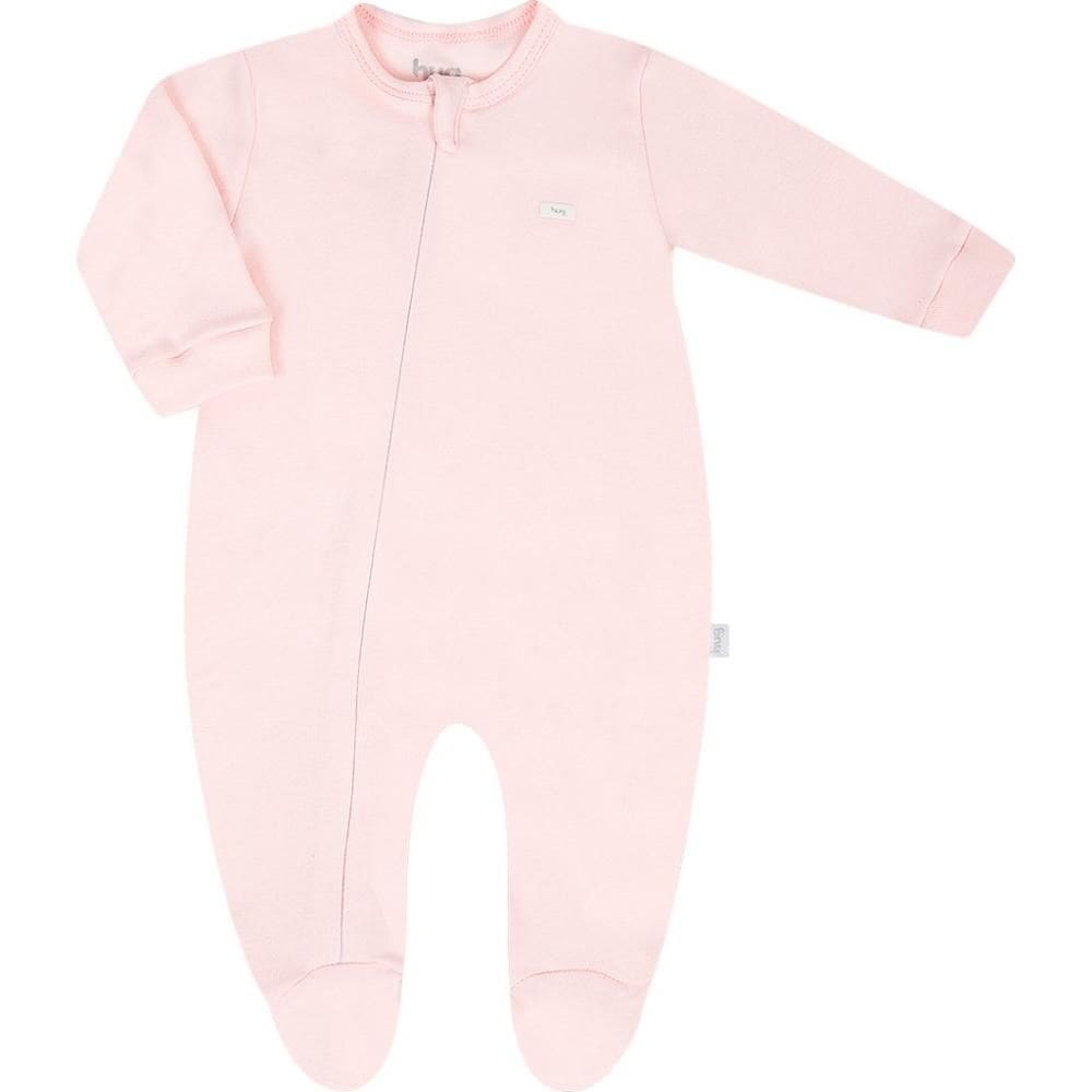 Macacão Longo Hug Com Zíper Rosa