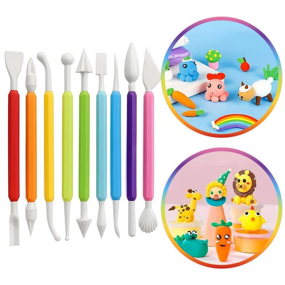 Kit 8 Estecas Para Esculpir E Modelar Biscuit E Massas