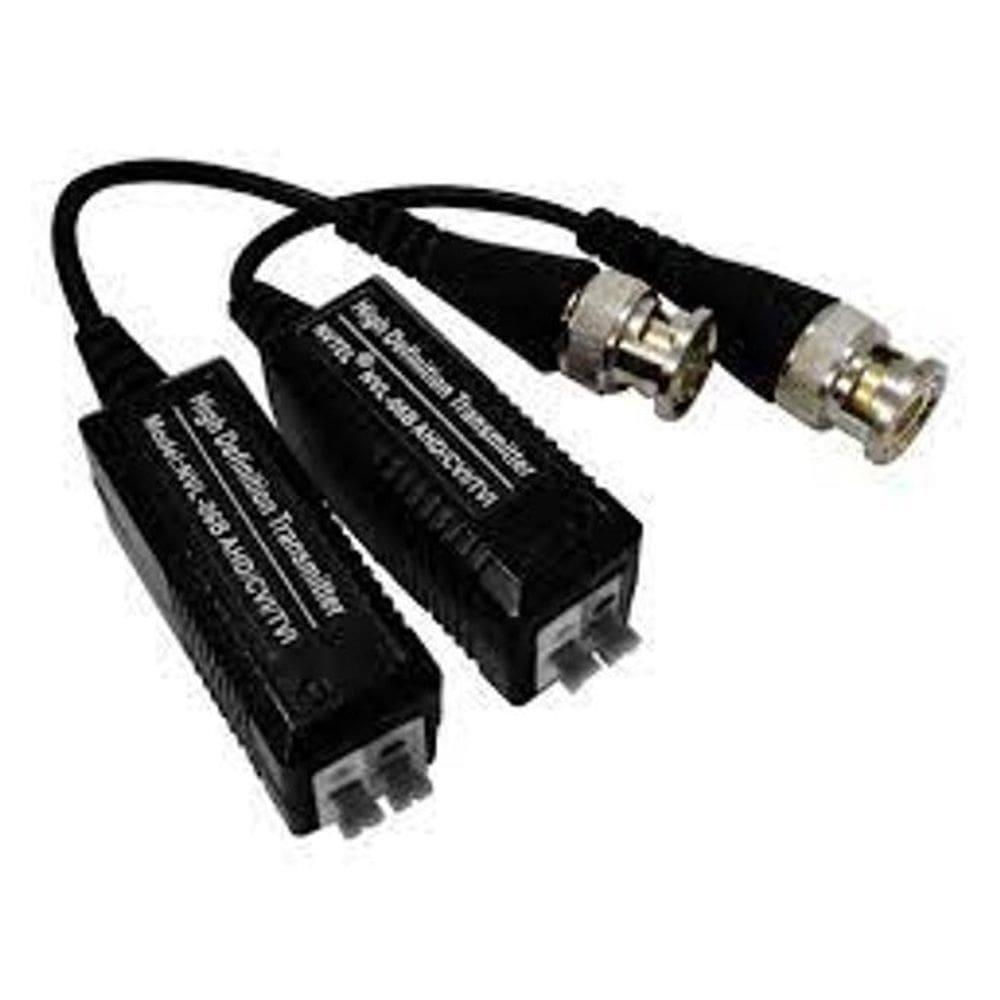 Par Conector Video Balun Engate Rápido Camera Ahd Cvi Tvi Hd