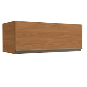 Aéreo Basculante de 800mm com 1 Porta de Madeira Canela