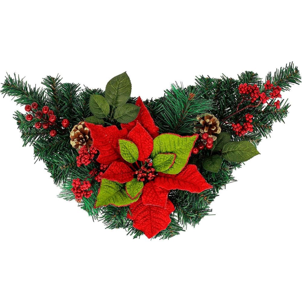 Guirlanda Natalina Festão Decorativo De Natal Pinha Natural 60cm