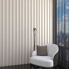 Painel para TV 100% Mdf Ripado Decoração Off White - Panorama Móveis