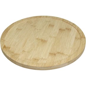 BANDEJA GIRATORIA PARA SERVIR BAILARINA HOME&CO BAMBU 3x30x30cm NATURAL