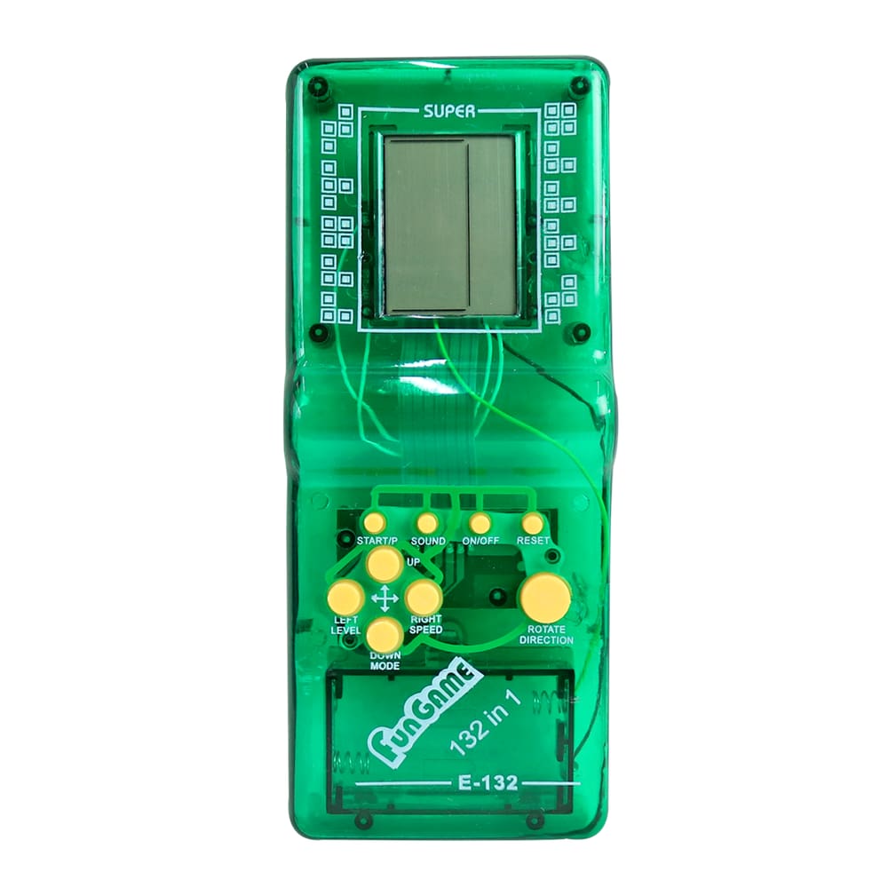 Mini Game Eletrônico De Plástico 132 Em 1 Fun Game Retrô