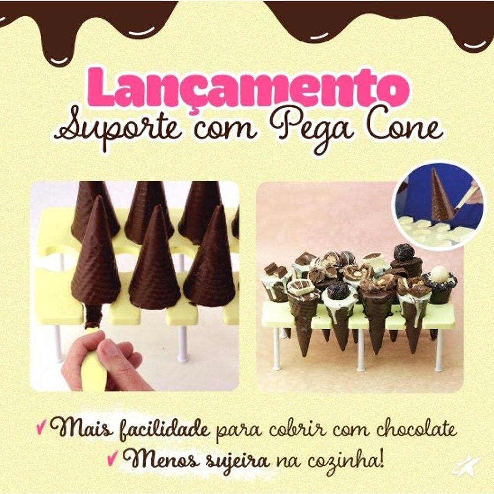 Suporte com Pega Cone BlueStar Blue Star Mega Lançamento #conetrufado #conerecheado Cone Trufado