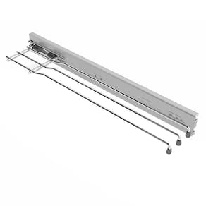 Porta Pano de Prato Triplo Aramado Aço Inox Suporte Toalha d