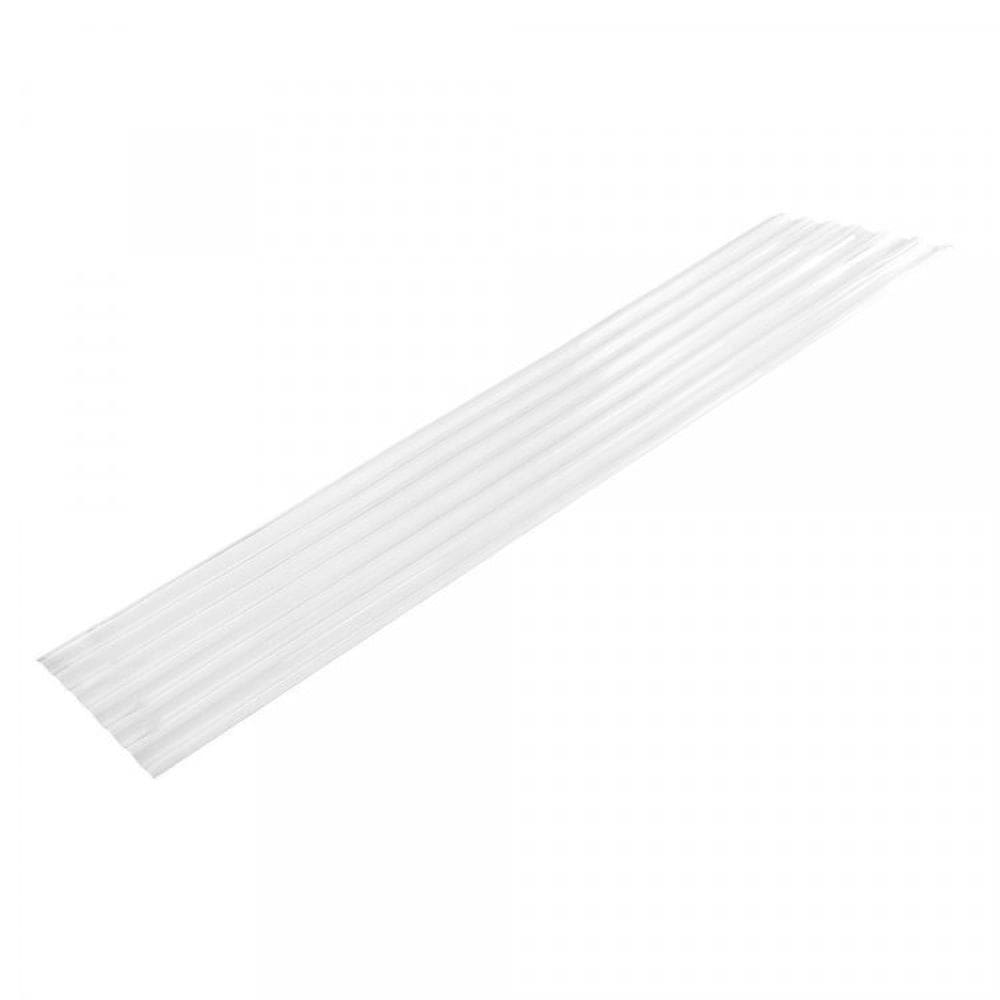 Kit com 15 Telhas Policarbonato 244cm X 110cm Transparente