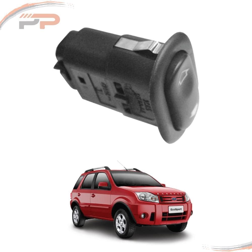 Tecla Acionadora Vidro Elétrico Simples Ecosport 02 A 12 [F103]