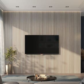 Painel Ripado de Pvc 8 Barra de 2,70m X 0,15cm Venda em 3,24m² Carvalho Berlin