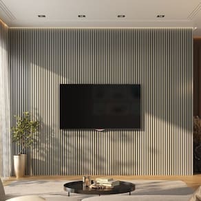 Painel Ripado de Pvc 4 Barras de 2,70m X 0,15cm Venda em 1,62m² Cinza