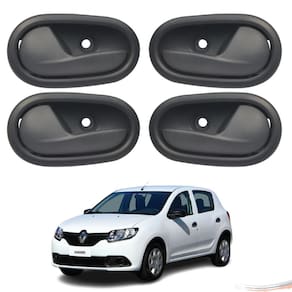 Kit 4 Maçanetas Interna Puxador Porta Sandero Logan Apos 14 - UN / 4 [F103]