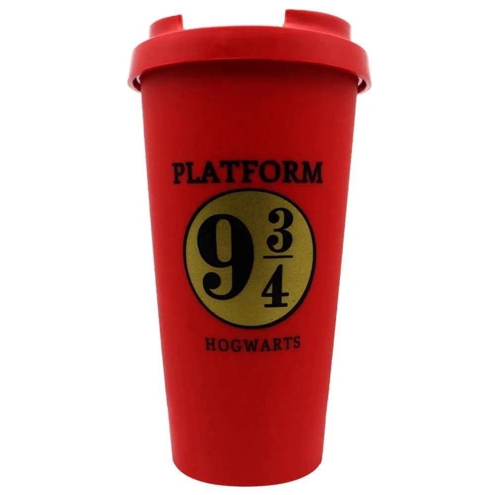 Copo Viagem Com Tampa Hogwarts Express 500 Ml