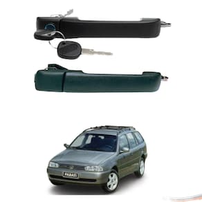 Par Maçaneta Ext Preta C/ Chave Gol Parati G2 96 A 01 4 Ptas - UN / 2 [F103]