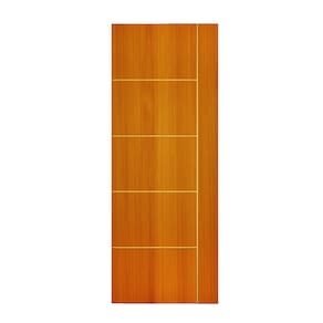 Porta Madeira Modelo Colmeia Frisada 4000 - 70x210 x 3,5 Jequitibá - Alamo
