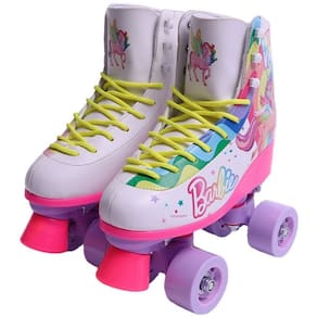 F0165-4 Barbie - Patins 04 Rodas Tamanho 33/34