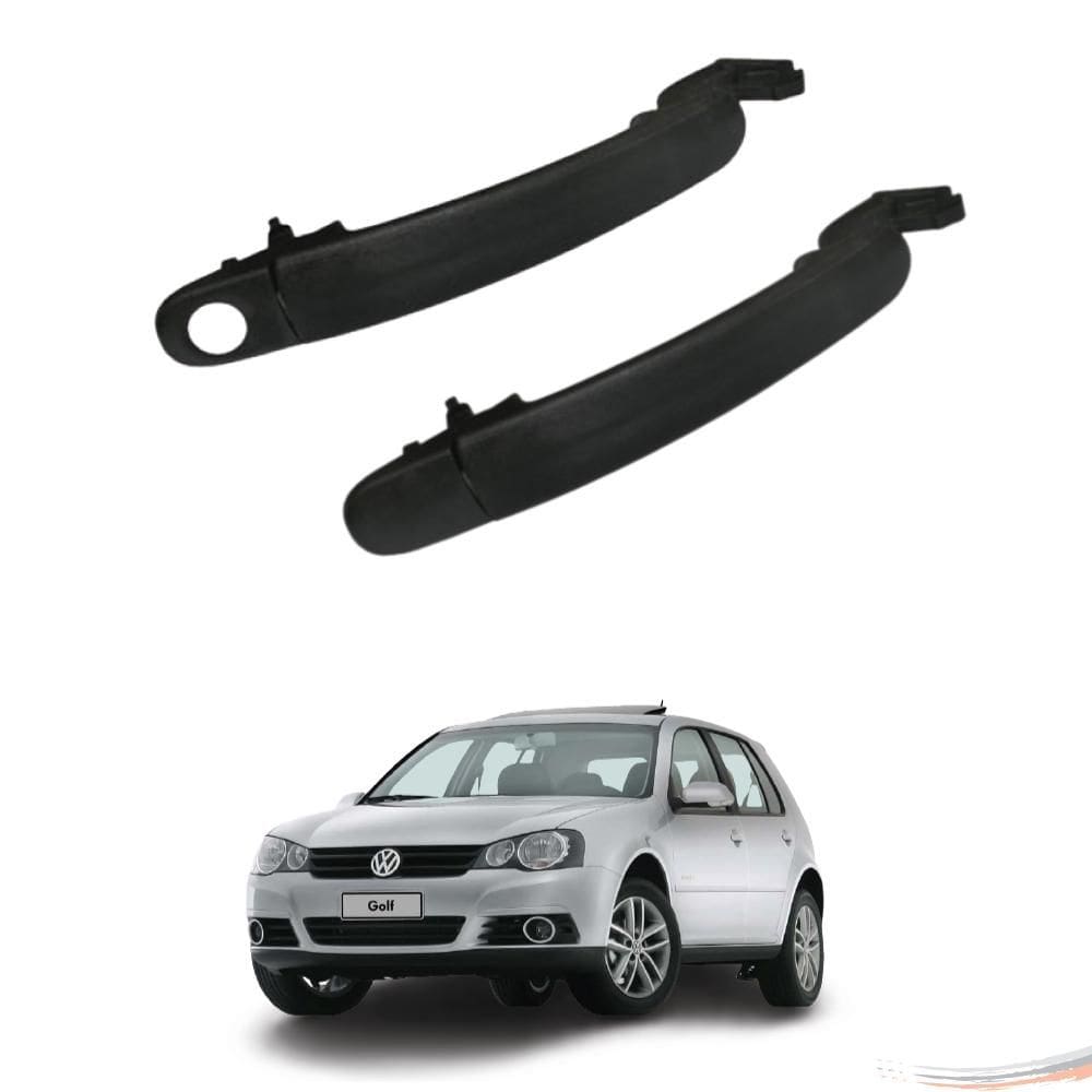 Par Maçanetas Diant Preto C/ Furo Golf Bora Jetta 99 A 13 - UN / 2 [F103]