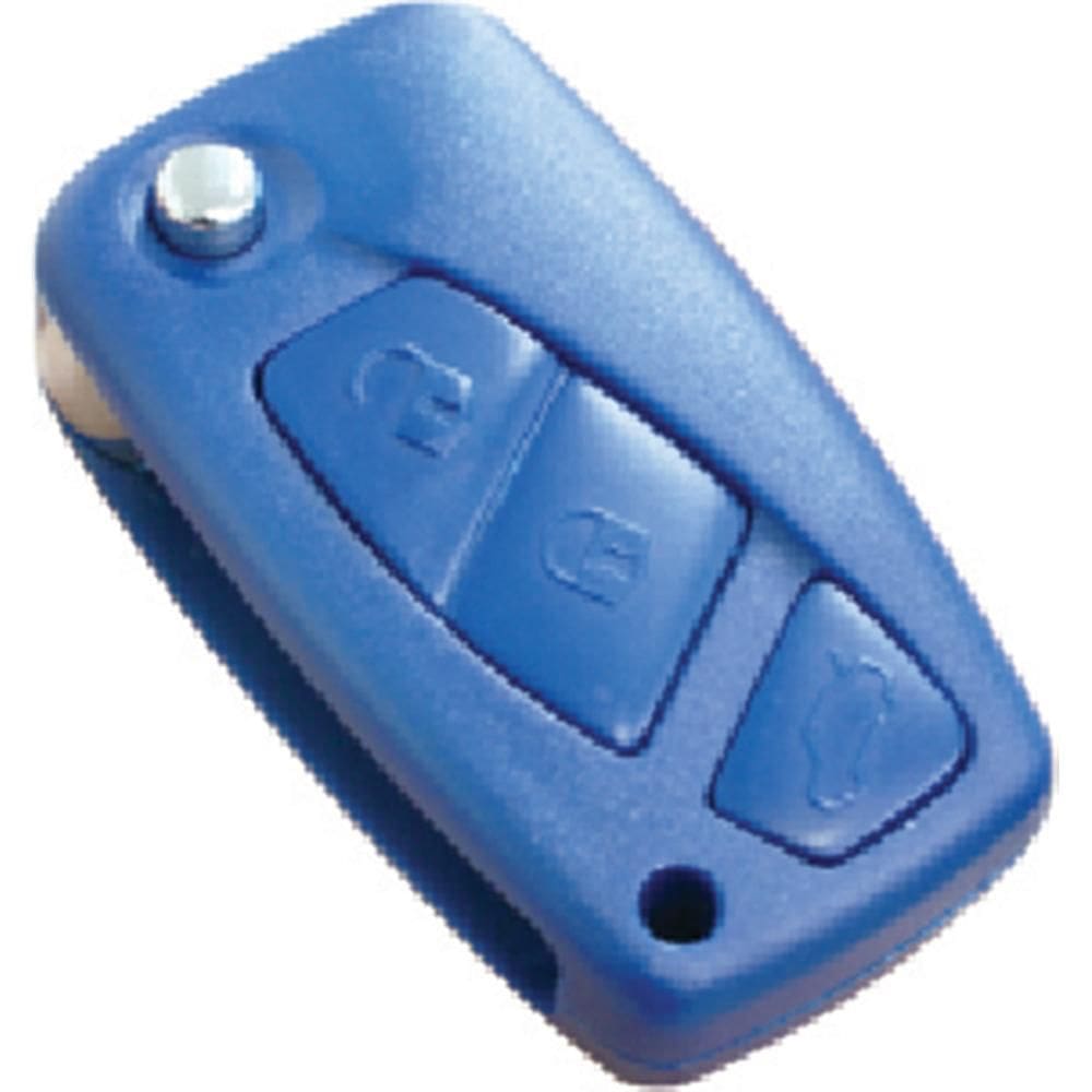  Chave 3 Botões Azul Uso Geral Vários Carros E Marca [F103]