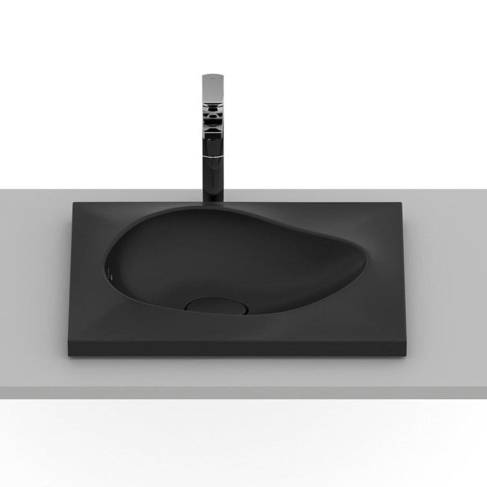 Kit 2 Cubas de Sobrepor 62x44,5cm Ruy Ohtake Roca Matte Black