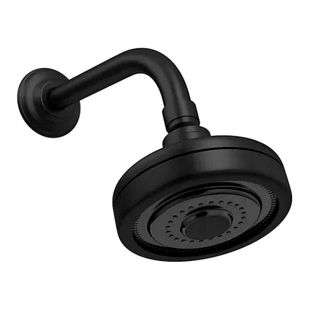 Ducha Auto-limpante Abs com Cano Inox Preto Fosco