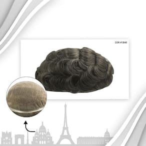 Protese Capilar Full Lace Masculina Francesa  20X25