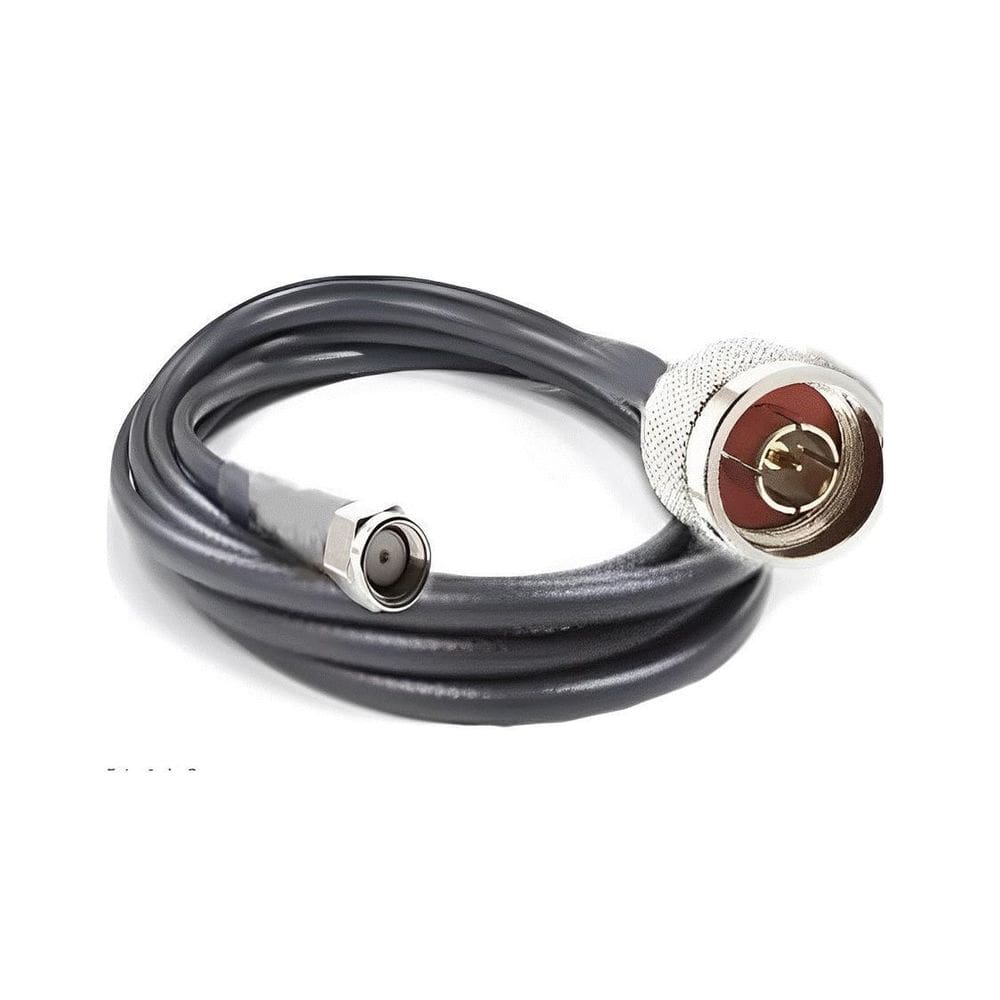 Cabo Descida Celular Rg 58 10Mts Com Conectores -Menor Preço