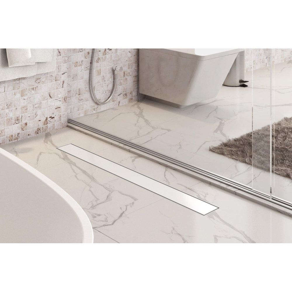 Ralo Linear Grelha Pluvial Preto - 50 X 6,5 X 2,5 Cm