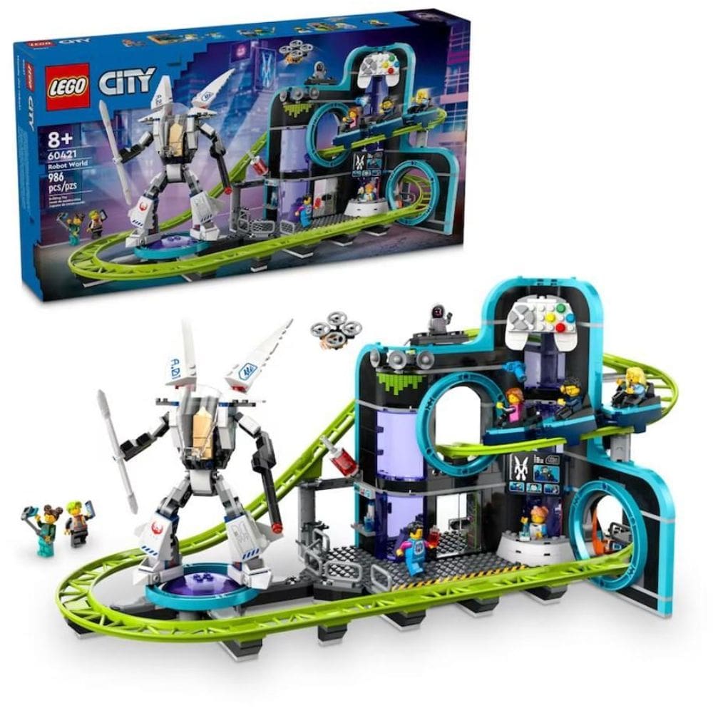 Parque De Montanha-Russa Mundo Dos Robôs - Lego 60421