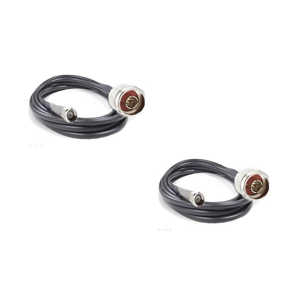 2 Cabos Descida Celular Rgc 58 15Mts Conectores Menor Valor