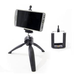 Mini Tripé Suporte Articulado Para Celular De Mesa Universal