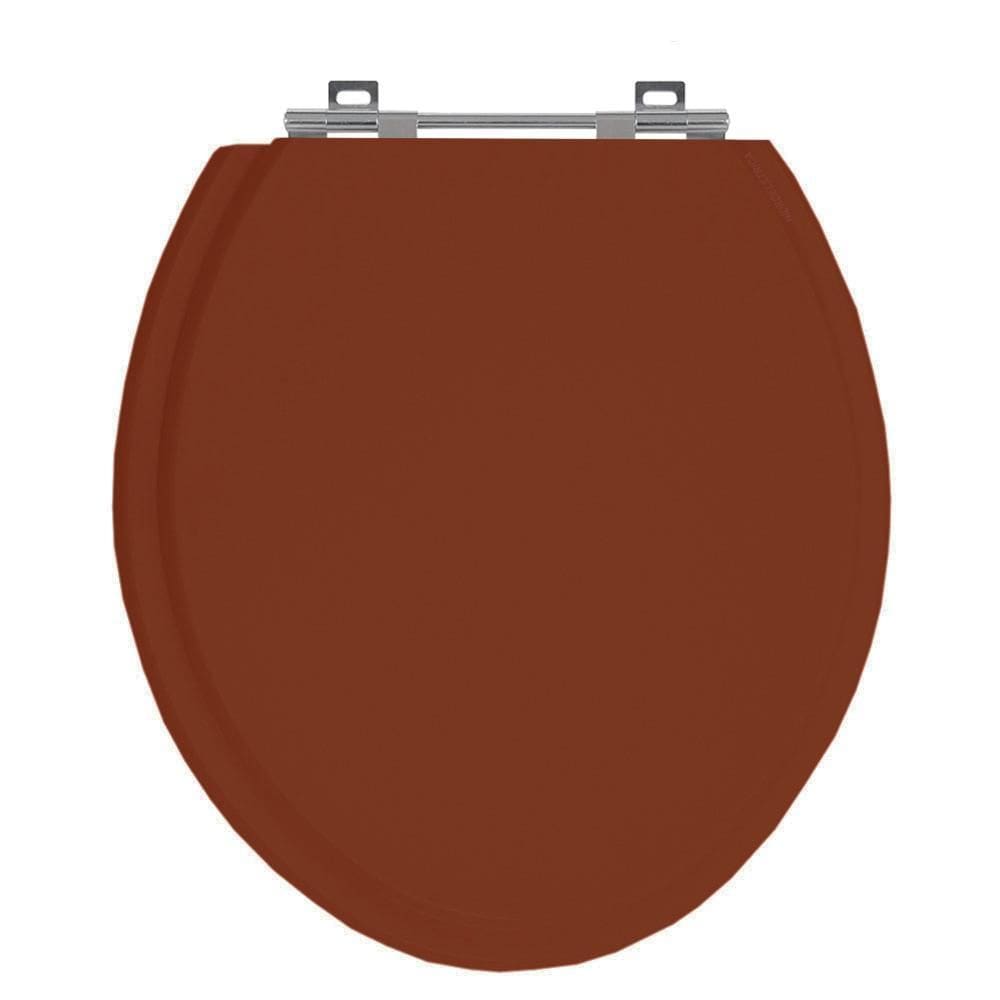 Tampa Vaso Ravena Caramelo Bacia Deca Mdf Laqueado Caramelo