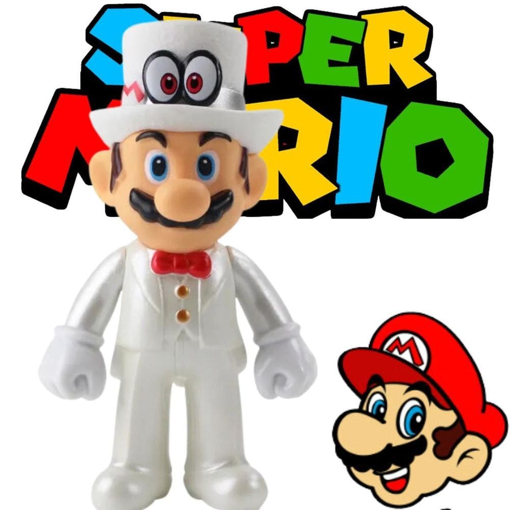 Action Figure Mario Colecionável Barato  Entrega Rápida