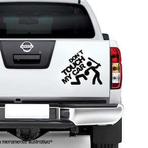 Adesivo Para Carro - Não Toque No Meu Carro